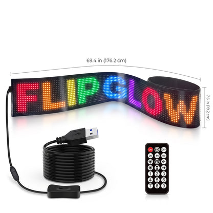 FlipGlow Car Window LED
