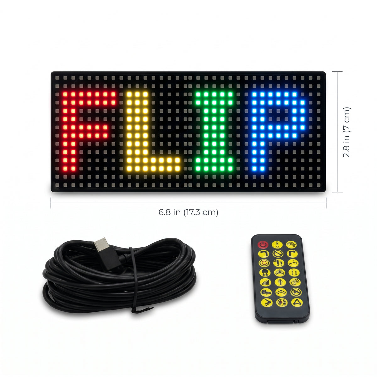 FlipGlow Car Window LED